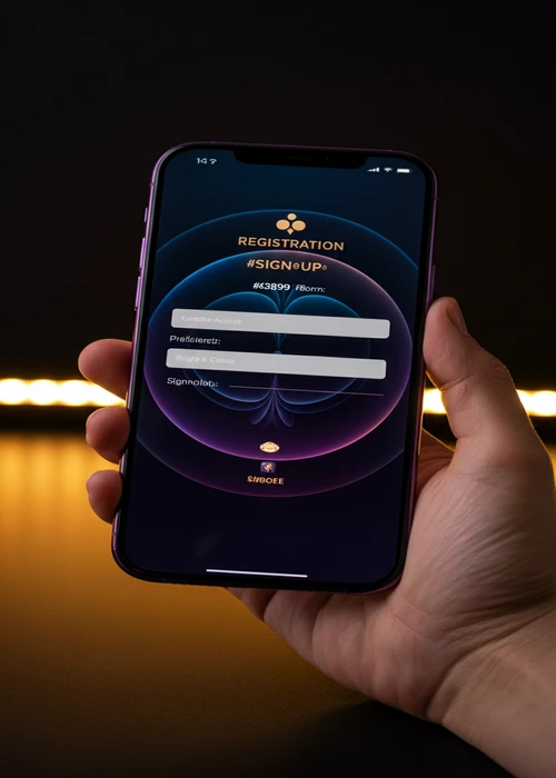Interface du Prince Ali Casino affichant le formulaire d'inscription en ligne avec les champs pour enregistrer un nouveau compte joueur.
